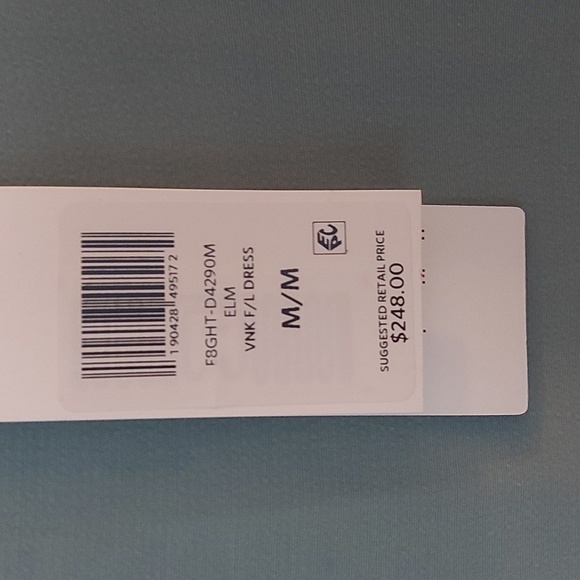 NWT Eileen Fisher Elm Slip Dress Adjustable Straps Sea Foam Green Side Slit - Picture 6 of 9